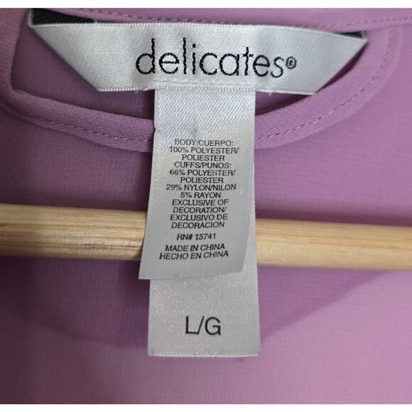 Vintage Y2K Slip Dress Nighty Babydoll Cami Robe Large Lavender Sheer Ruffle - Picture 10 of 13